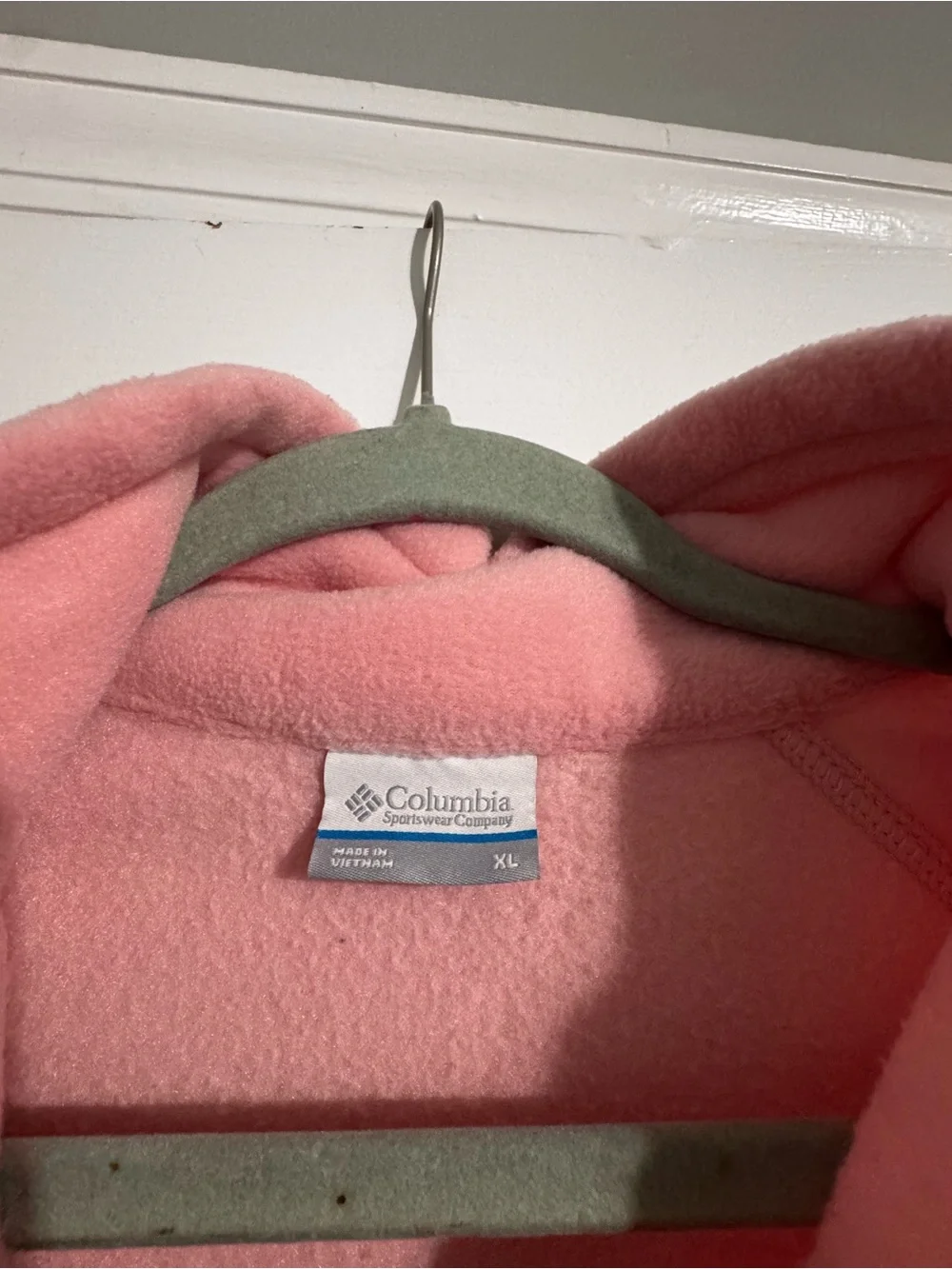Columbia Pink Full-Zip Girls' Fleece Jacket